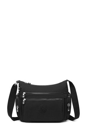کیف پستچی مشکی زنانه پارچه ای Smart Bags - کد 97265469