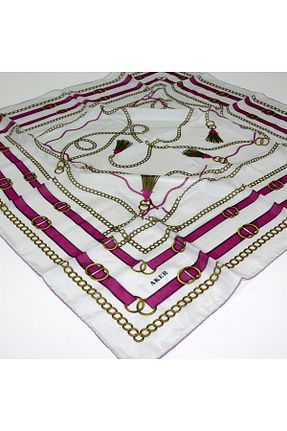 روسری آبی %100 پنبه Aker - کد 348053145