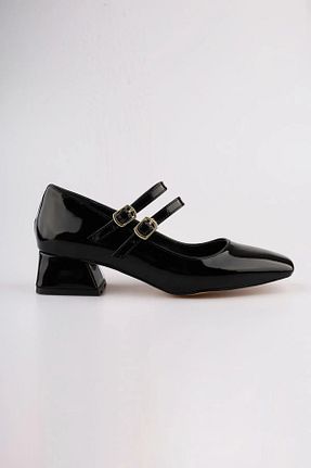 کفش پاشنه بلند کلاسیک مشکی زنانه چرم مصنوعی JETONSHOES - کد 881282079