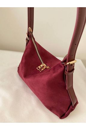 کیف دوشی زرشکی زنانه جیر Store - کد 881282105