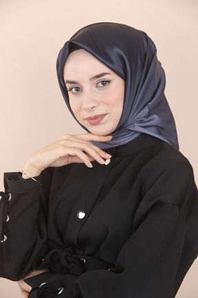 روسری طوسی پلی استر Siyane - کد 774831159