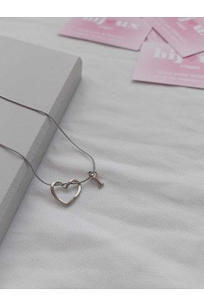 گردنبند استیل ( فولاد ) متالیک زنانه استیل (فولاد) bijoux uniques - کد 873792809