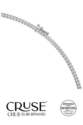 گردنبند نقره طوسی زنانه 925 عیار Cruse - کد 881299252