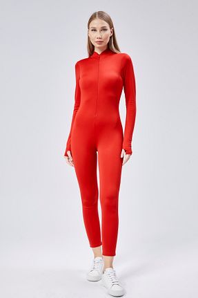 سرهمی قرمز زنانه رگولار Maison La Femme - کد 790162350