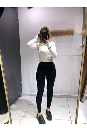 ساق شلواری مشکی زنانه بافت Gözde Tasarım Butik - کد 881323131