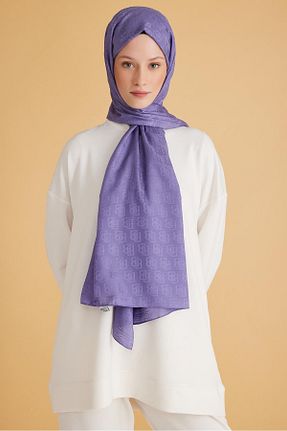 شال فیروزه ای زنانه پلی استر Belli - کد 881329198