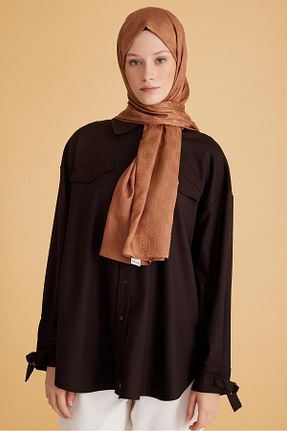 شال بژ زنانه پلی استر Belli - کد 881329268