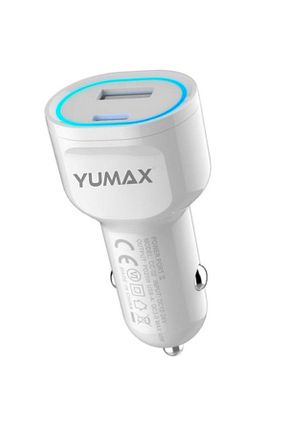 شارژر خودرو سفید yumax - کد 881351608