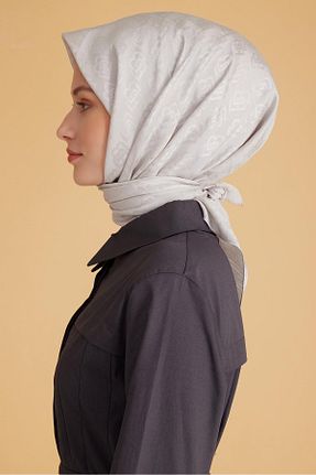 روسری قهوه ای پنبه ای Belli - کد 881328957