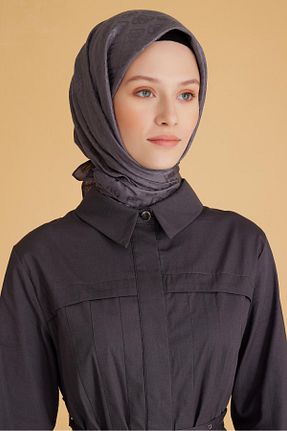 روسری نارنجی پنبه ای Belli - کد 881329005