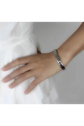 دستبند استیل (فولاد) زنانه استیل ضد زنگ Zehra Aksesuar - کد 881334125