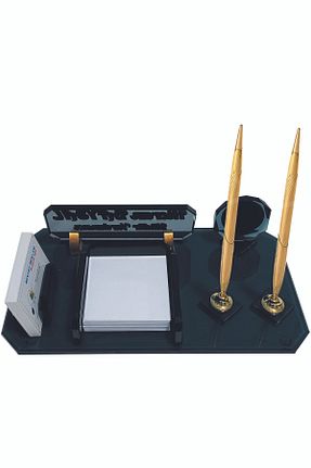 نظم دهنده رو میزی طلائی Sentez Masa Üstü İsimlik - کد 309356810