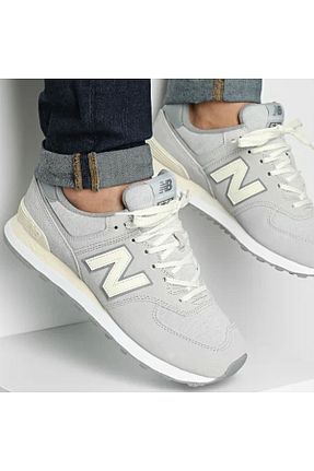 کفش پیاده روی طوسی مردانه پارچه ای New Balance - کد 827935760