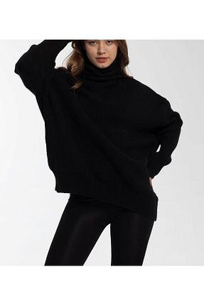 پلیور مشکی زنانه ساده doğa moda butik - کد 881360975
