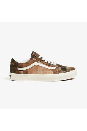 کفش اسنیکر قهوه ای زنانه بند دار Vans - کد 881364878