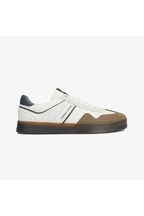 کفش اسنیکر نباتی مردانه بند دار Tommy Hilfiger - کد 866684872