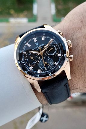 ساعت مچی صورتی مردانه 43 میلی متر Daniel Klein - کد 881370644