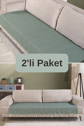کاور مبل سبز پنبه ای Miracolo Home - کد 871884709