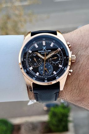 ساعت مچی صورتی مردانه 43 میلی متر Daniel Klein - کد 881370644