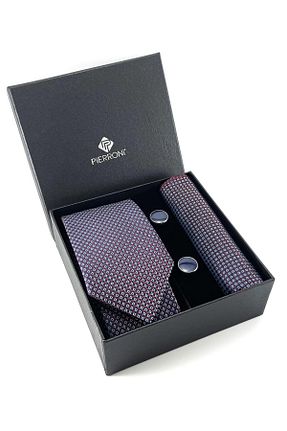 کراوات رنگی مردانه میکروفیبر PİERRONİ - کد 714998701