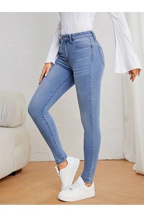 شلوار جین سرمه ای زنانه پاچه تنگ CEDY DENIM - کد 225944335