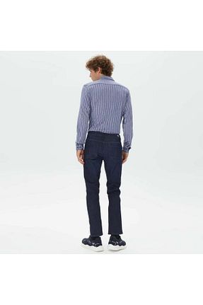 شلوار جین سرمه ای مردانه پاچه تنگ Nautica - کد 881445313