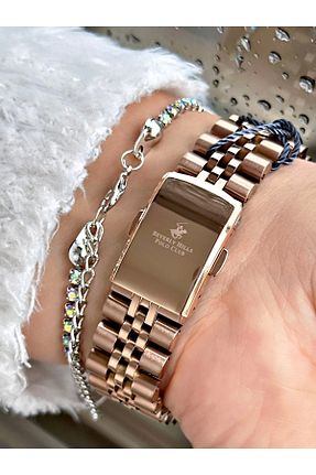 ساعت مچی صورتی زنانه 36 میلی متر Beverly Hills Polo Club - کد 881430942