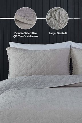 روتختی دونفره سفید پنبه ای Evlen Home Collection - کد 881429075