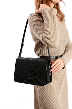کیف دوشی مشکی زنانه Sellini - کد 881440254
