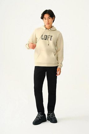 سوئیشرت طوسی مردانه چاپی Loft - کد 881437065
