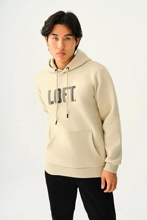 سوئیشرت طوسی مردانه چاپی Loft - کد 881437065
