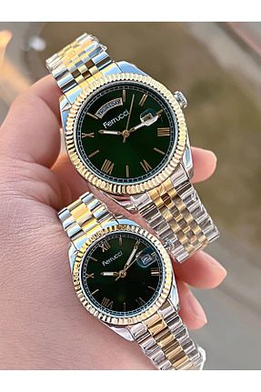 ساعت مچی سبز مردانه 41-45 میلی متر Ferrucci - کد 881437205