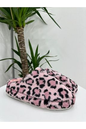 دمپائی خانگی صورتی زنانه مخملی Klay Shoes - کد 881408344