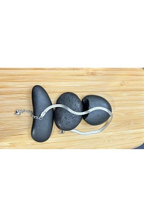 دستبند استیل (فولاد) متالیک زنانه استیل ضد زنگ juleeco - کد 881404913