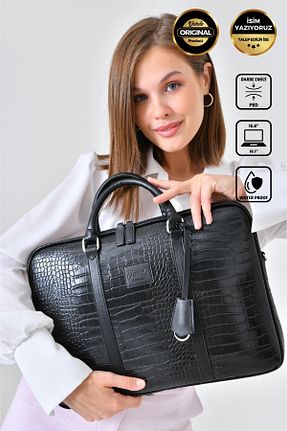 کیف لپ تاپ و مدارک مشکی زنانه 15.6 اینچ Vardo - کد 668143675