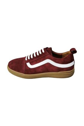کفش کژوال زرشکی مردانه جیر Big Feet - کد 816003620