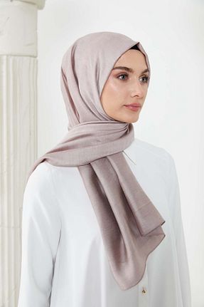 شال قهوه ای زنانه ابریشم Setrms - کد 832812412