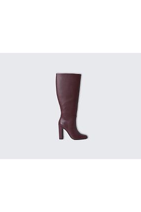 چکمه زرشکی زنانه پارچه ای United Colors of Benetton - کد 881452882