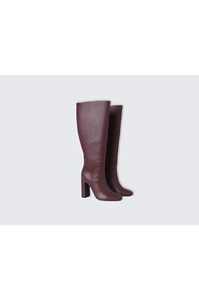 چکمه زرشکی زنانه پارچه ای United Colors of Benetton - کد 881452882