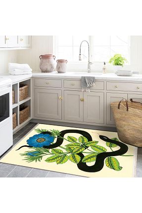 فرش رنگی قابل شستشو Rugs Modern Halı - کد 881471163
