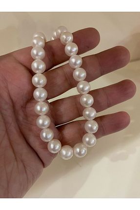 گردنبند مروارید سفید مروارید آب شیرین Bursa Kuyumcusu - کد 881471028