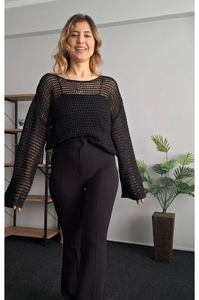 بلوز مشکی زنانه ساده modaycollection - کد 881524586