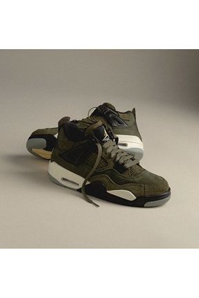 کفش بسکتبال خاکی زنانه چرم اصل Nike - کد 881486361