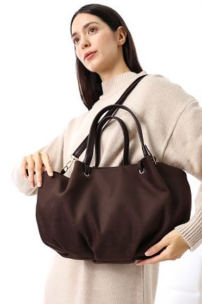 کیف دوشی قهوه ای زنانه جیر Moda azza - کد 881557552