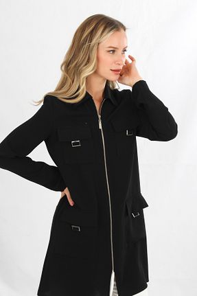 ست بالاتنه و پائین تنه مشکی زنانه بافتنی AYŞE NUR YELKEN - کد 881612869
