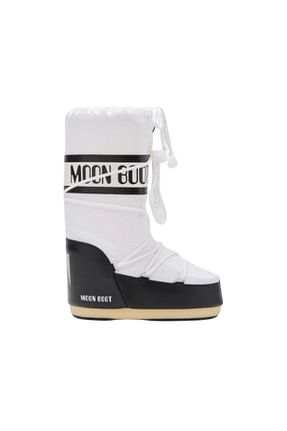 بوت برفی مشکی زنانه چرم خالص Moon Boot - کد 865461171