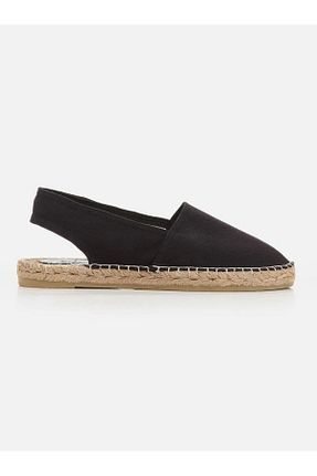 صندل مشکی زنانه پاشنه تخت Su Espadril - کد 748642993