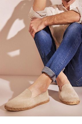 کفش اسپادریل بژ مردانه جیر Su Espadril - کد 311845366