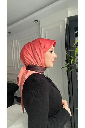 روسری زرشکی 90 x 90 Onur - کد 881662852