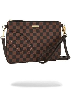 کیف پورتفوی و کلاچ قهوه ای زنانه پارچه ای Sprayground - کد 881660087